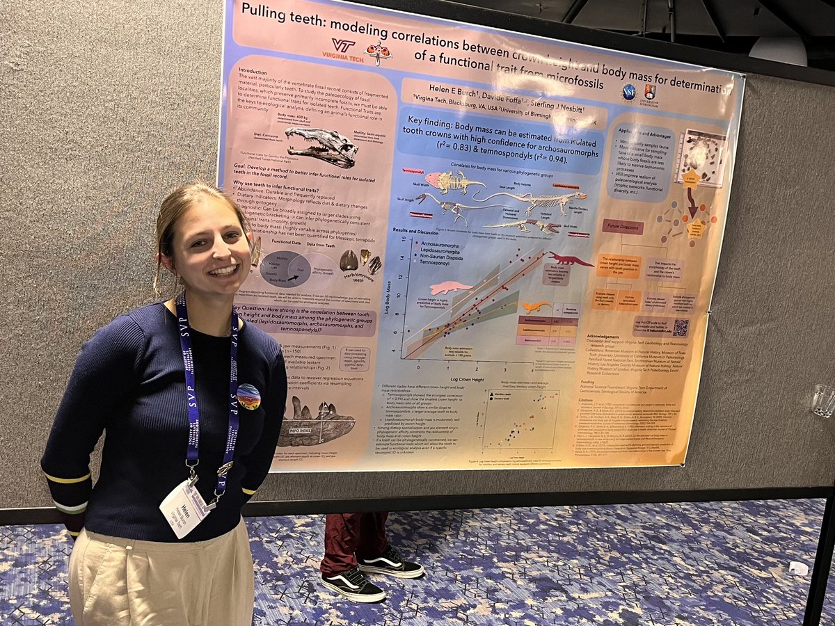 dingo_fossils's tweet image. Come by my poster 328 this afternoon to learn about how microfossils can be useful for inferring functional traits!!! 🦎🐊