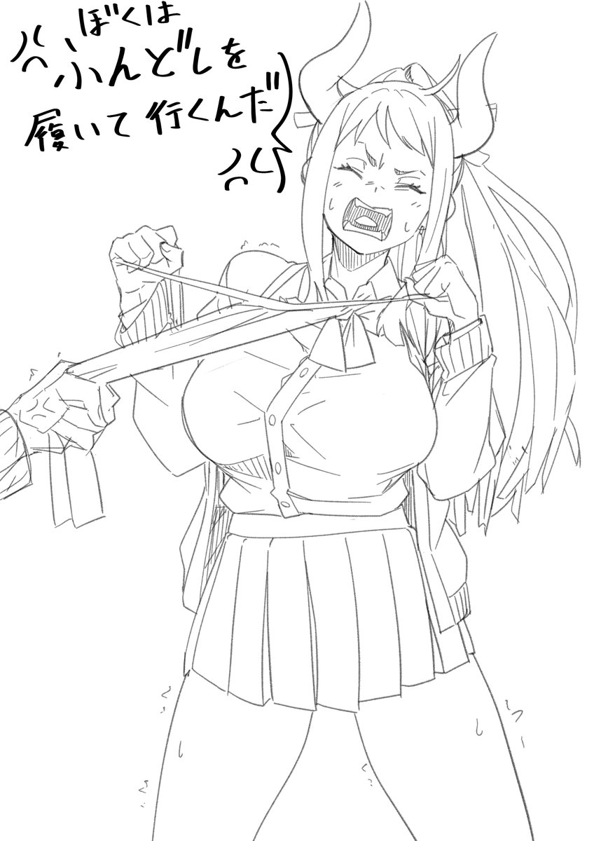 ヤマト坊ちゃんのラフ画 