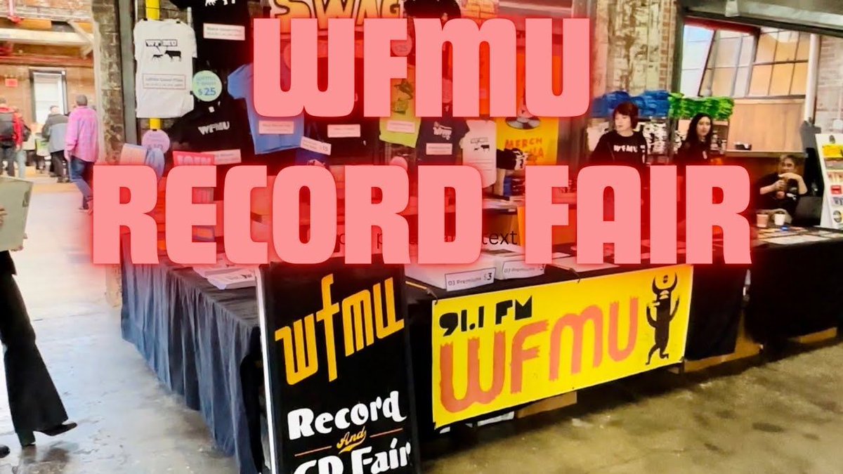 Today is the last day of the WFMU Record Fair! Almost 200 tables of LPs, 45s, CDs, and memorabilia, a live performance from NJ locals Lightheaded, a screening of Boom: A Film About the Sonics, and more! We're there till 7 p.m. tonight. wfmu.org/recordfair