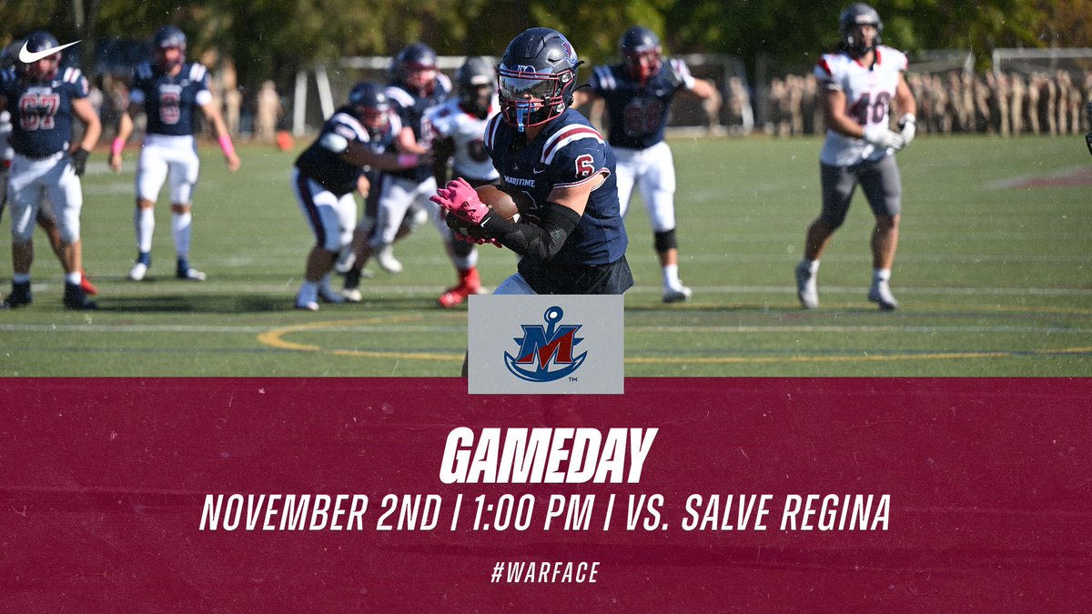 GAMEDAY! 🏈 

Privateers host the Seahawks for another NEWMAC contest. Kickoff @ 1PM ⚓️

#WARFACE 🏴‍☠️