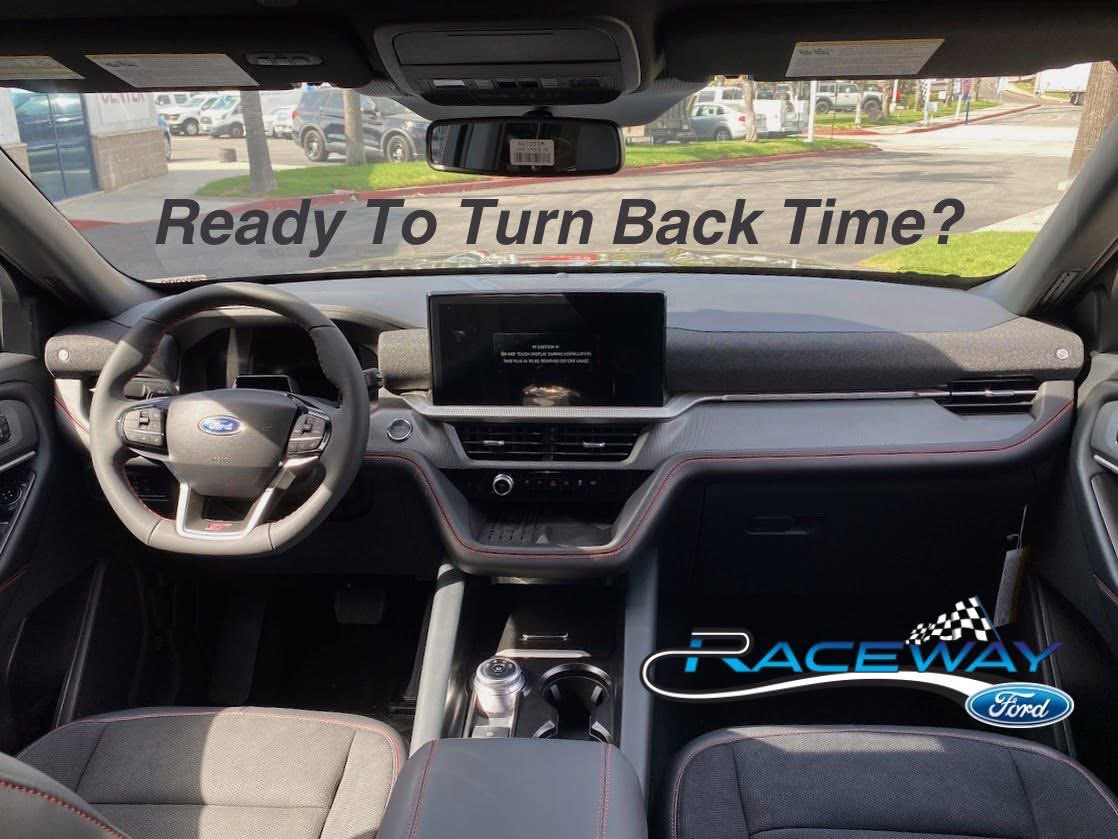 Are you ready to turn back time, Ford fans? 🕰️

Tonight we all “fall back” an hour—and don’t forget to adjust the clock in your ride, too! Some older models don’t automatically update, so take a moment to set your dashboard clock and stay on schedule. 🚗⌚

#daylightsavings
