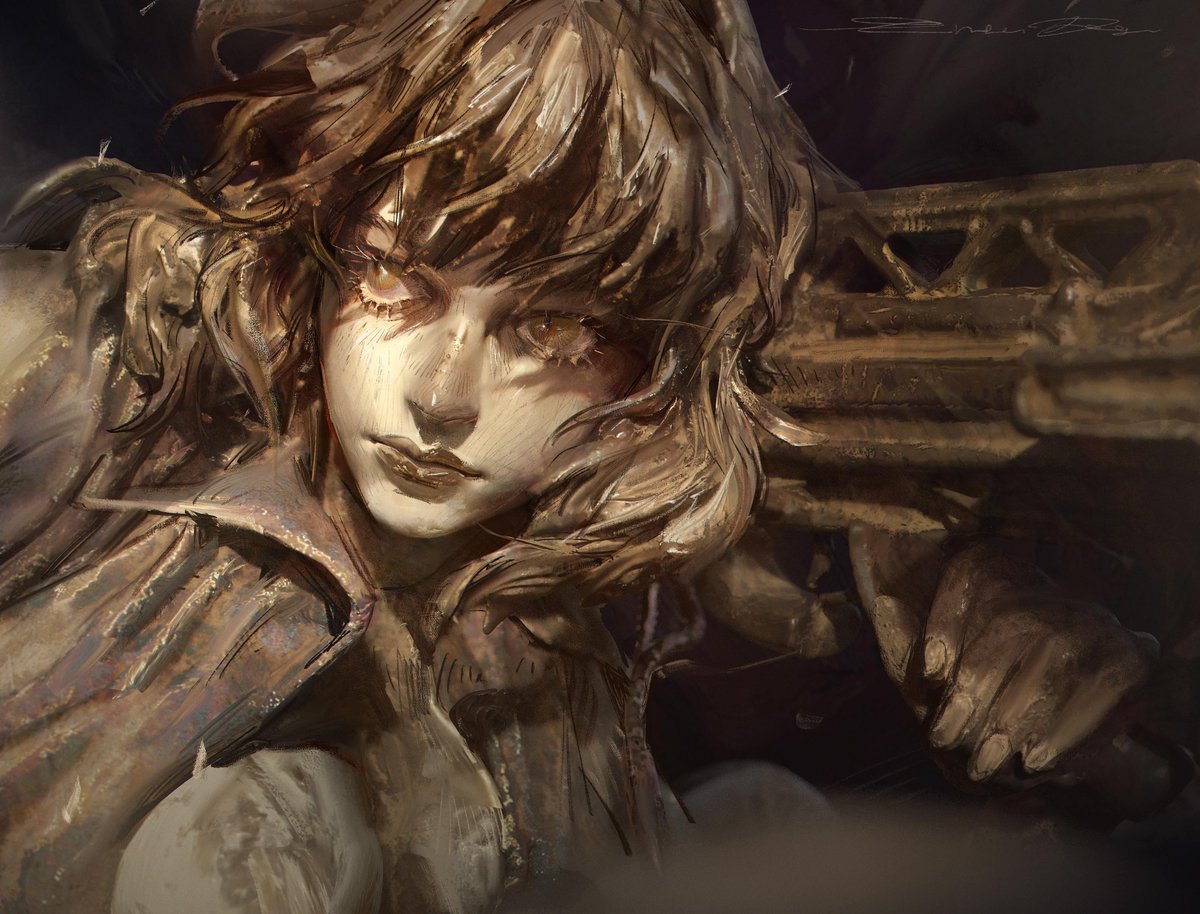 Motoko Kusanagi #攻殻機動隊 Painting +sculpting