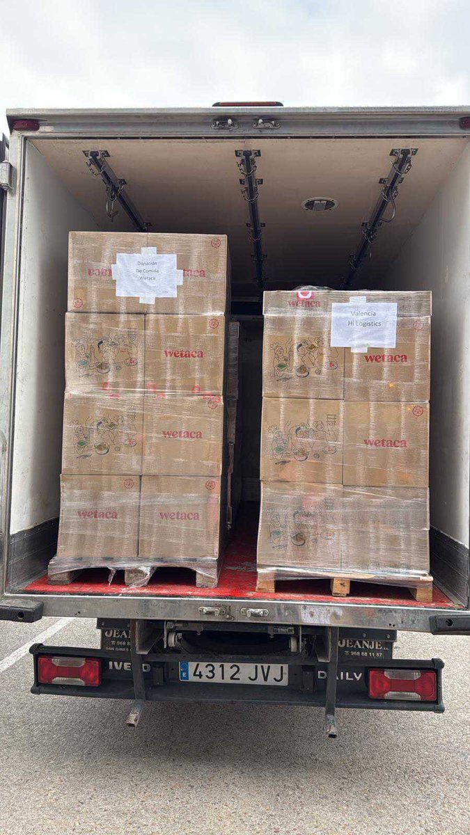 1.500 comidas de camino a Valencia.