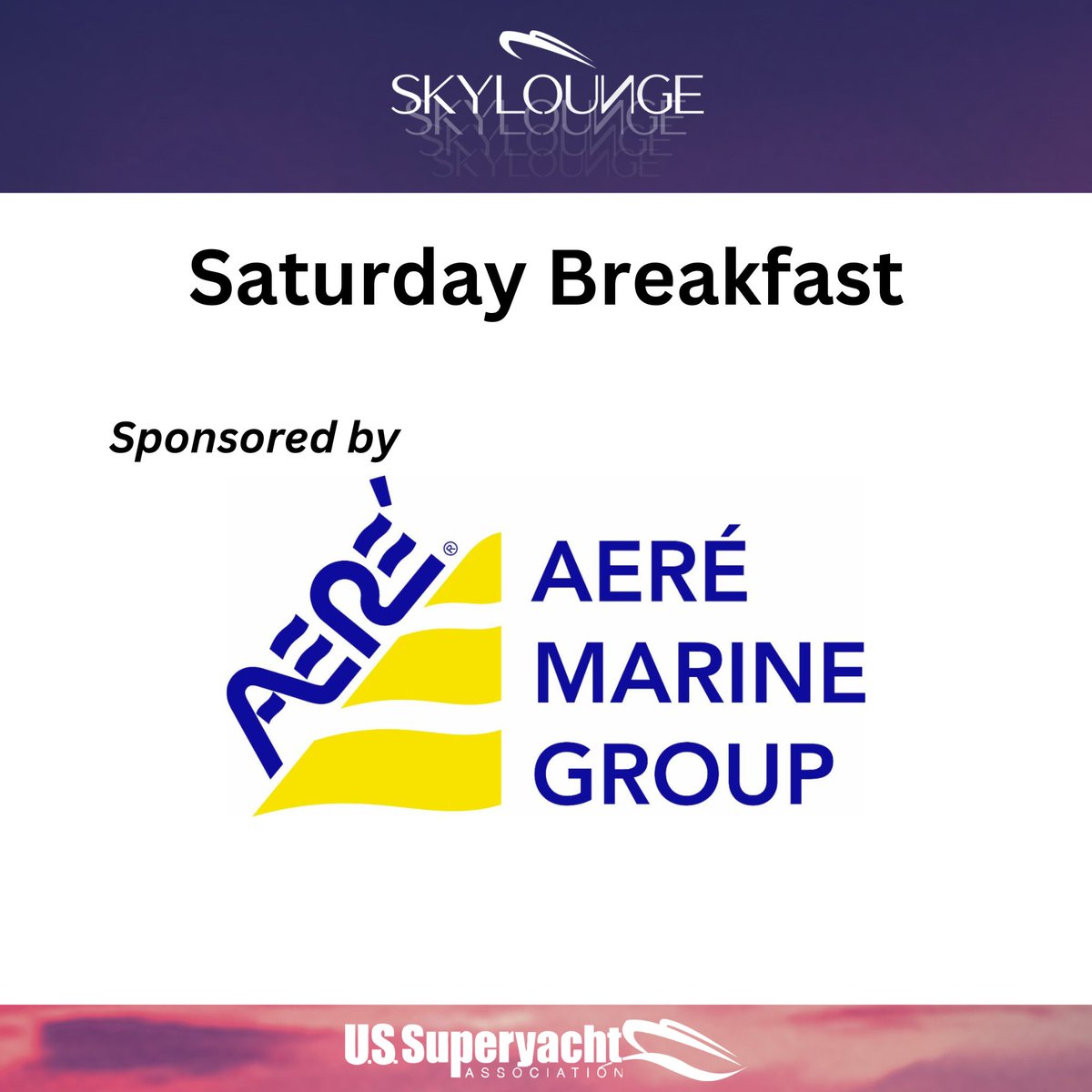 Thank you to AERE Marine Group for hosting this morning's breakfast! 

Relax and unwind! 💆‍♂️ Our Massage Room is happening today in the Sky Lounge until 4pm. Take a break from the busy day and enjoy a soothing massage, courtesy of Planet Massage.

hubs.ly/Q02WHh6K0