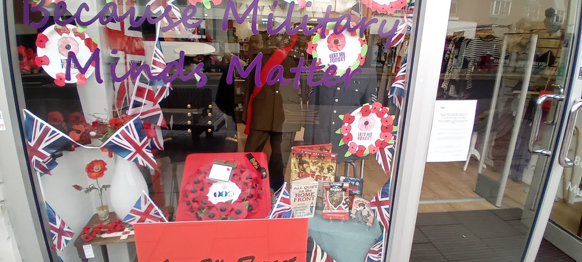wrightster222's tweet photo. @VeteransatEase 
Great window display in norwich https://t.co/eaLKryPext