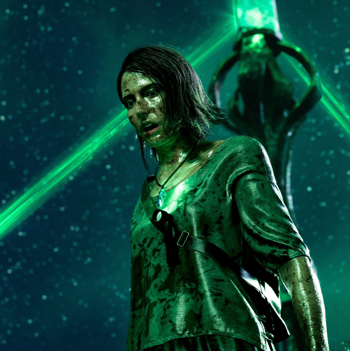 RoscoroxGaming's tweet photo. Just played #TheChant by @brasstokengames. For a AA game, it's a visual masterpiece with a pretty good story &amp; even comes with a free DLC called #TheGloomBelow. Would highly recommend it if you're into cult-themed psychological horrors. https://t.co/pcPmC2WoGz