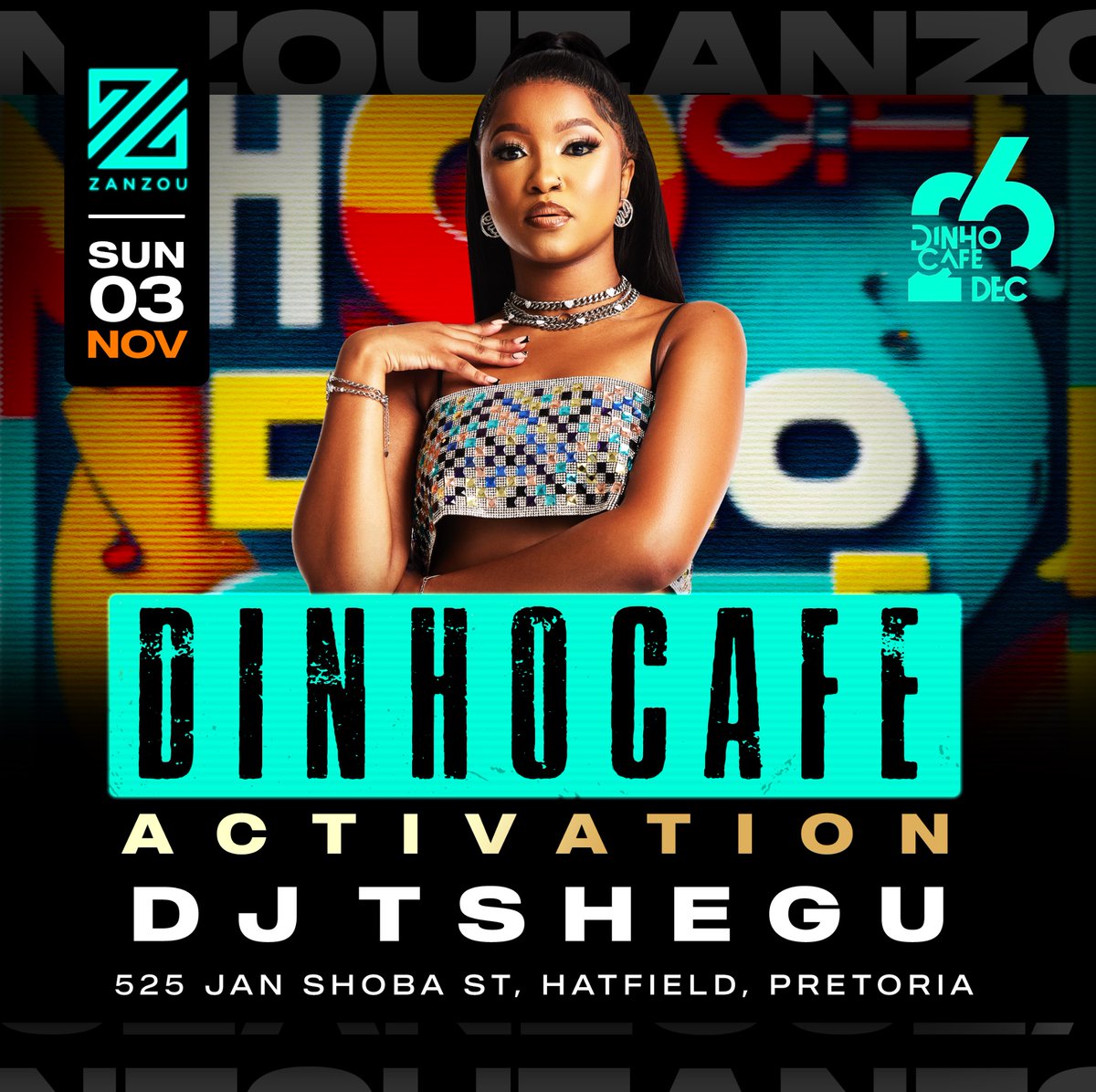 zanzoupretoria's tweet photo. Road to Dinho Cafรฉ !๐ฅ๐๐ฟ๐ฏ Activation happening right here at Zanzโญ๏ธu !๐ฅ๐ค๐๐ป
Sounds by:
@djdinho_sa
@shakesxles_
@djtshegu
Hosted by:
@proteeO12
#zanzou #zanzoupta #ziwezanzou #thezou https://t.co/ByFwUif1Lm