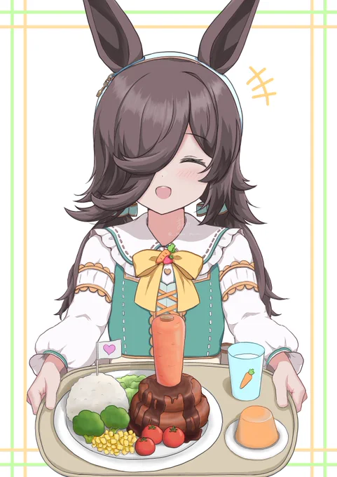 #三連休はフォロワーが増えるらしいライスちゃん 