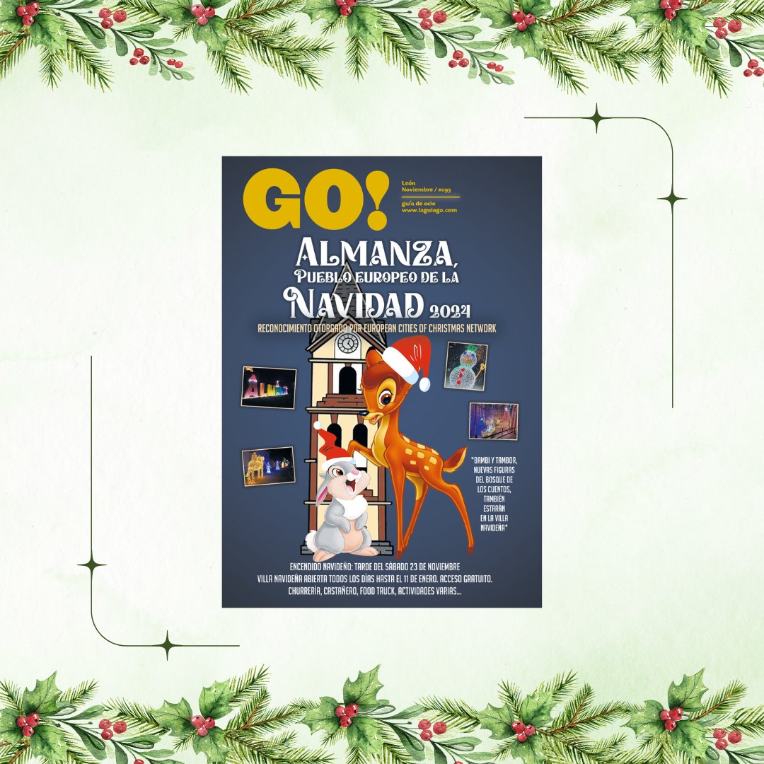 La portada de la Go! León 📖📚  #93 noviembre 24 ya está aquí  🦁 Provincia ⬇️  Ocio y Cultura  linktr.ee/guiagoleon