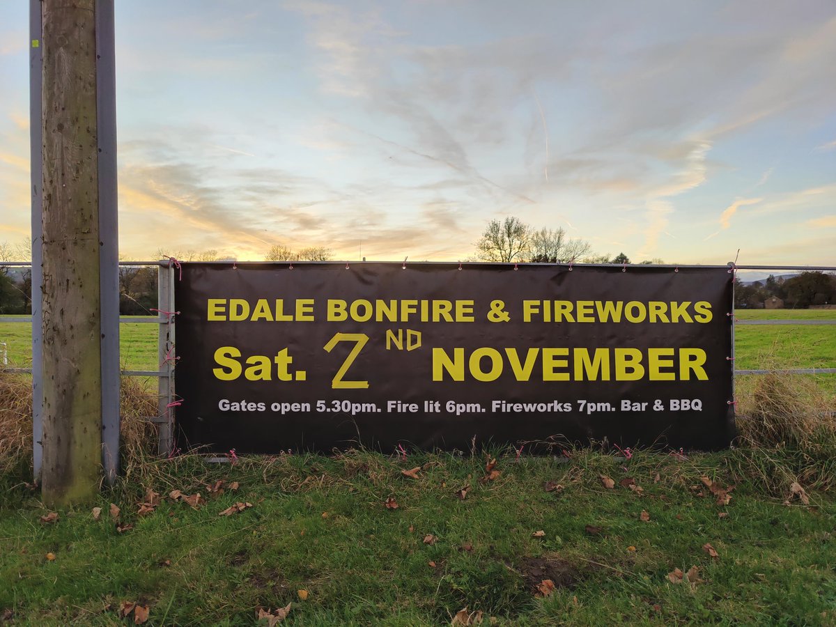EdaleBonfire's tweet photo. Today's the day! 🔥🎆🍔🍺

See you all later for... ⤵️

#bonfire #bonfirenight #fireworks #edale #hopevalley #peakdistrict #derbyshire https://t.co/5Nk0nDzr52