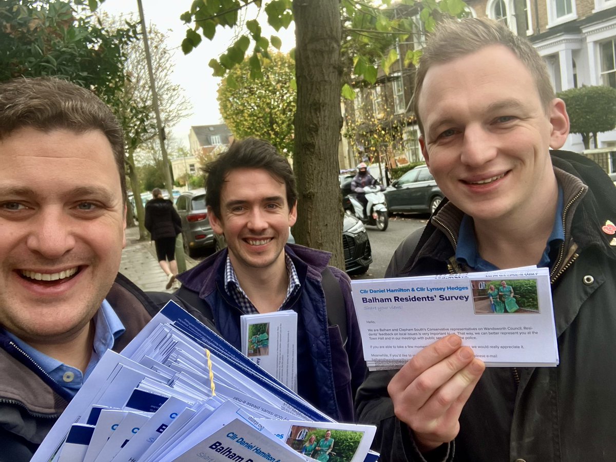 Congratulations, <a href="/KemiBadenoch/">Kemi Badenoch</a>. We’re already out campaigning in @Wandsworth to make you our next <a href="/Conservatives/">Conservatives</a> PM!