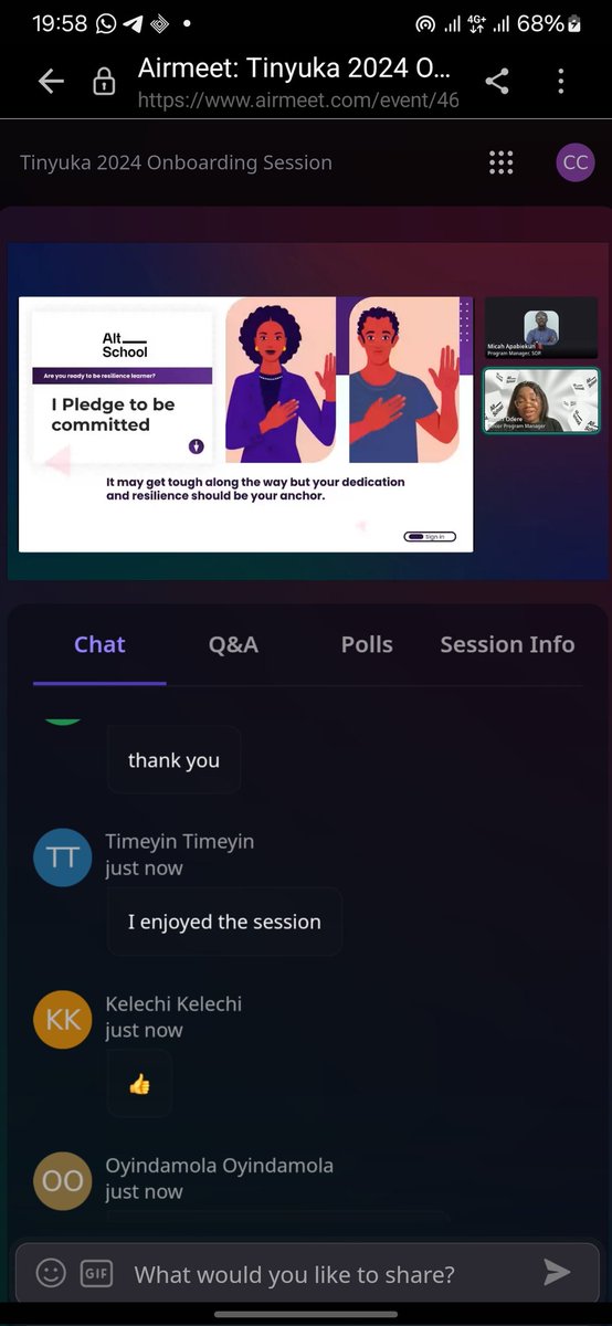 Now a data science student and I am doing it with <a href="/AltSchoolAfrica/">AltSchool Africa</a>. Thank you <a href="/dev_careers/">DevCareer Africa</a>  for the 50% scholarship. 

#Datascience #datapharm
