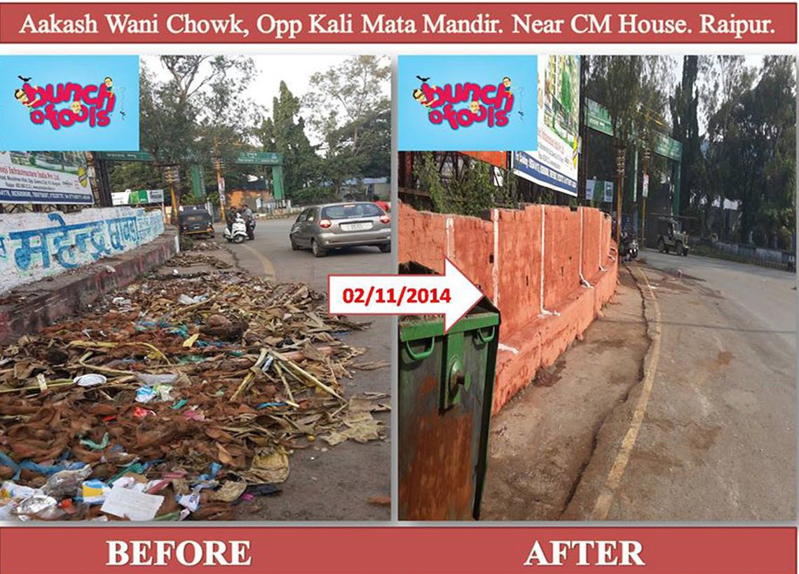 Bunch_Fools's tweet photo. १० साल बेमिसाल
०२-११-२०१४ से ०२-११-२०१४
स्पॉट नम्बर-४५०
हम उन सभी लोगों का धन्यवाद करते है, जिन्होंने प्रत्यछ एवम अप्रत्यछ रूप से हमारे इस सफ़र मैं अपना योगदान दिया और स्वच्छ रायपुर के सपने को पूरा करने मैं हमारा साथ दिया,
आकाशवानी चौक कल ६.३० बजे. #bunchofools @narendramodi https://t.co/Vps5ueujXW