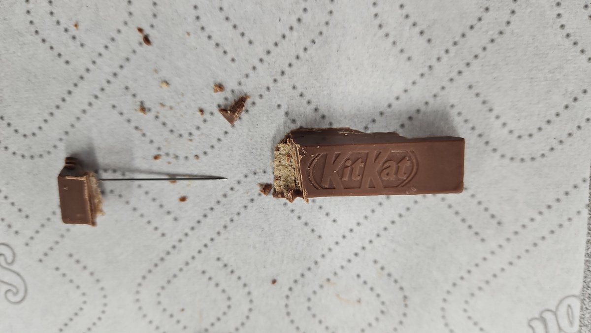 Waterloo Regional Police (@wrpstoday) on Twitter photo The Waterloo Regional Police Service is issuing a warning to members of the public after a needle and toothpick were located in two separate chocolate bars in Cambridge.
We are reminding caregivers to inspect all candy before they are consumed. Any candy that appears to have The Waterloo Regional Police Service is issuing a warning to members of the public after a needle and toothpick were located in two separate chocolate bars in Cambridge.
We are reminding caregivers to inspect all candy before they are consumed. Any candy that appears to have