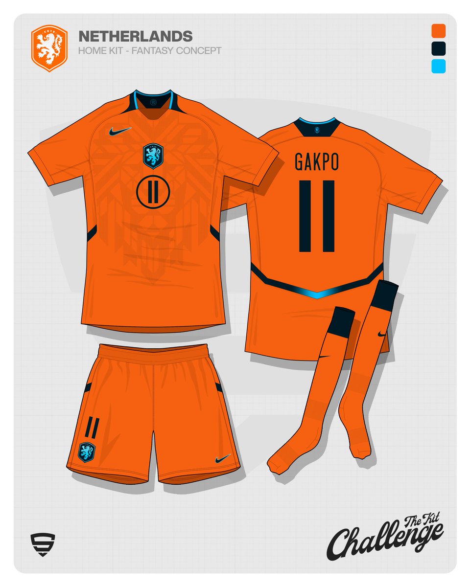 bysergiov's tweet photo. 🎨👕 #TheKitChallenge · Semana 3 del reto con
@IL_Graphic 

En esta ocasión, el reto consistía en imaginar como sería un rediseño de Nike T90 para adaptarlo a la actualidad de la marca norteamericana. 

⬇️🟠 Netherlands Home x Nike (T90 Remake) https://t.co/ztFSHiIFtT