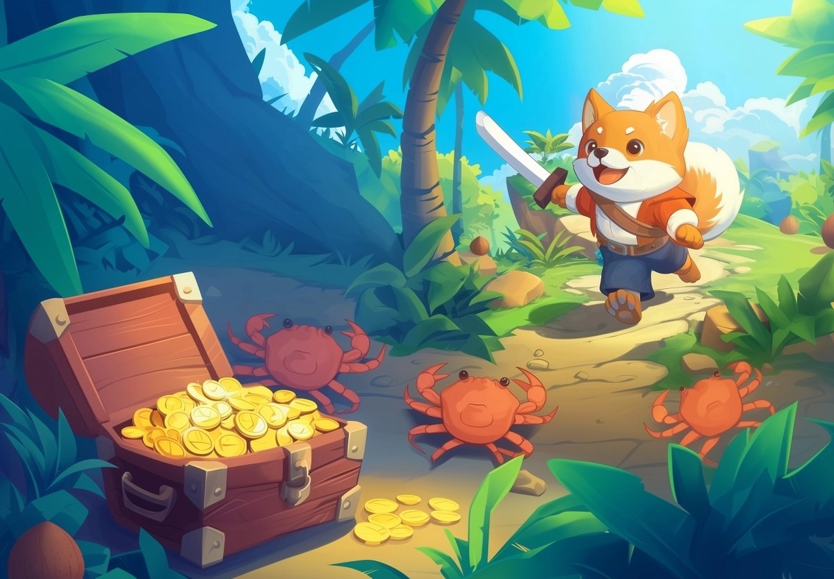 ShibaIslandGame's tweet photo. 🏝️🦀 Collect coins, defeat crabs, and open chests filled with loot!

⏳🌊 Will you find the hidden treasure before time runs out??

🕹️🕹️🕹️

$INU #INUGAMES #ShibaIsland #PlayToEarn #CryptoGaming #Adventure #TreasureHunt #P2E  #CRYPTOGAMES  #NFT #NFTs #BattleRoyale https://t.co/h4QNahMZ3U