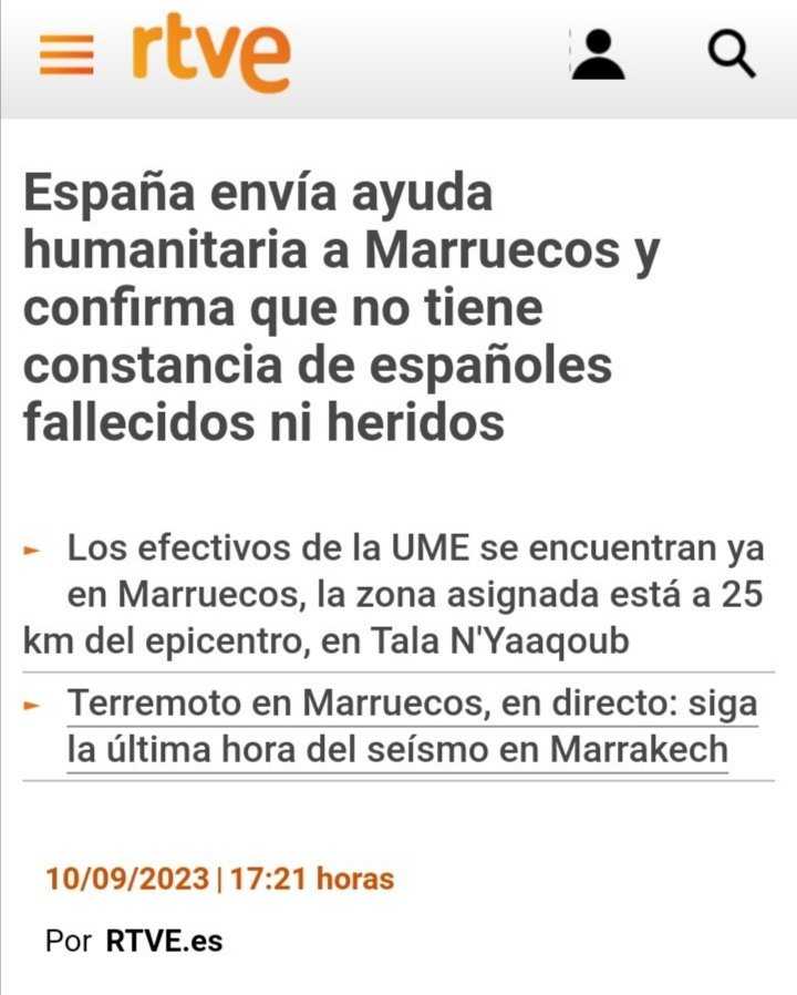 Ma_WuKong's tweet photo. El terremoto de Marruecos fue el día 9 de septiembre de 2023. El día 10, el Estado español ya había mandado a la UME, dinero y demás recursos para ayudar.

Deben rodar cabezas en todos los niveles de la Administración Pública española. https://t.co/REHnM7yHC0