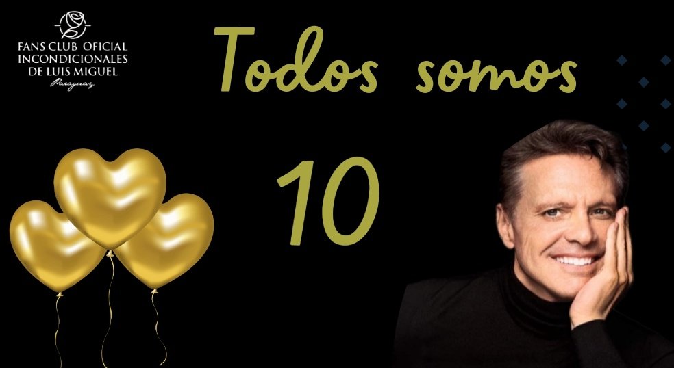 alejaberrolm's tweet image. Comenzamos nuestra cuenta regresiva para festejar. Nuestros 10 años de vida como Fans Club 
Retwiitea con nosotras 
Aniversario 10/11/24
🎂10 años 
@FCLuisMiguelPy
@Mirtuchi2016
@Marcelofigoli
@laurafiasco
@LMXLM
#Cumplimos10AñosFCIncondicionalesPy