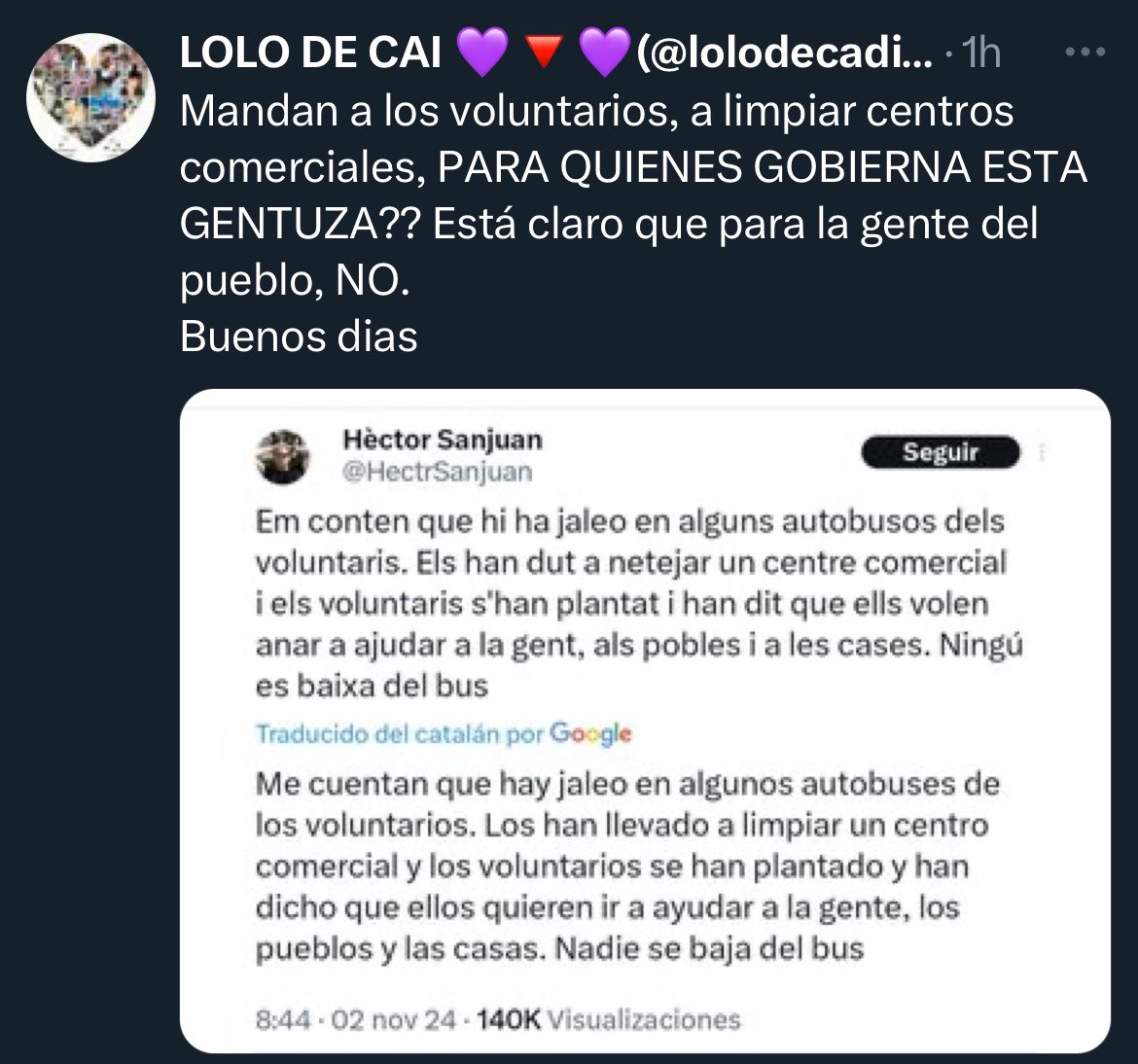 Poeticias's tweet image. #Versitulares

MercaDANA #MazónDimisión #MazónDimissió 

Me urtican los solidarios,
por su empatía y su nobleza,
por eso a los voluntarios
que vienen a hacer limpieza,
los pongo a limpiar empresas.