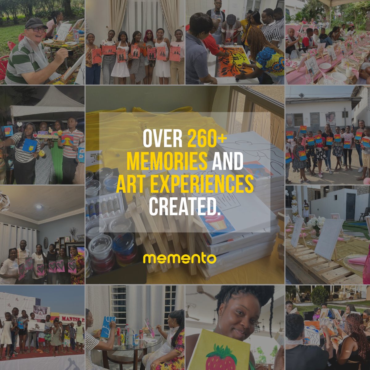 millyenmens's tweet photo. When I’m not complaining about Adulting, I host and organize painting sessions as a side hustle. (@Memento_gh)

Bookmark, Share and Book me for your ceremonial and corporate events. Thanks💛 https://t.co/SOyaDDAw8R
