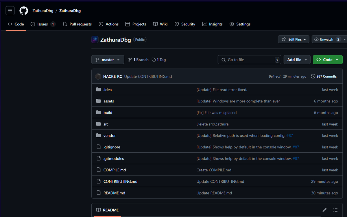 ZathuraDbg is now open source and available for download! <a href="/ZathuraDbg/">Zathura Debugger</a>