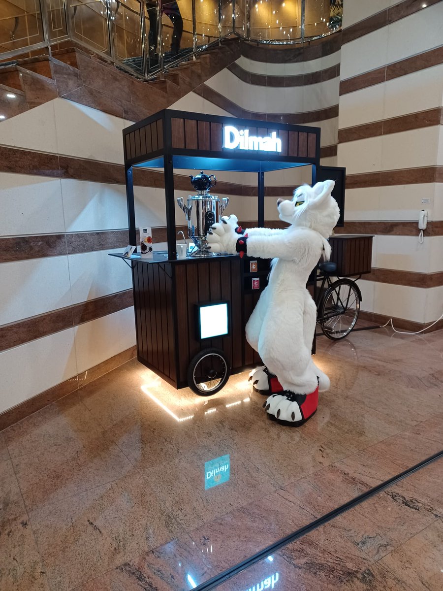 How much coffe I need to survive at any convention...?
...An entire kart!

#furry #fursuiting #FBL12