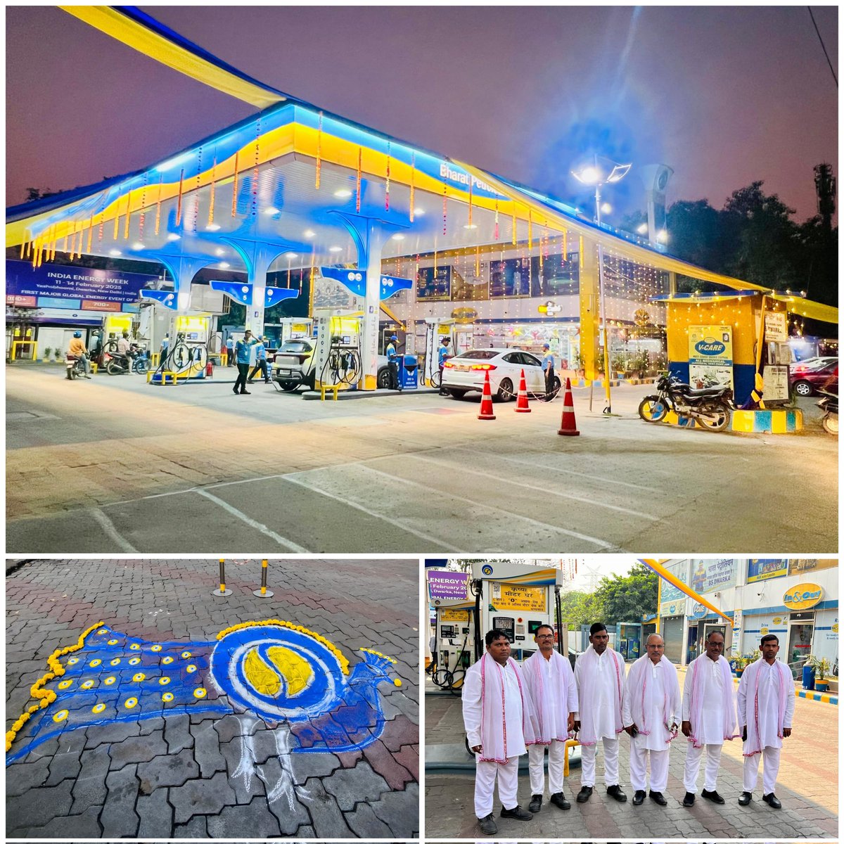 DelhiBpclRetail's tweet photo. Spreading Happiness, Colours and Good Vibes at our RO forecourts
#HappyDiwali 
#EnergisingLives
#Diwali2024
@BPCLimited @BPCLRetail https://t.co/p3wMYNO05Q