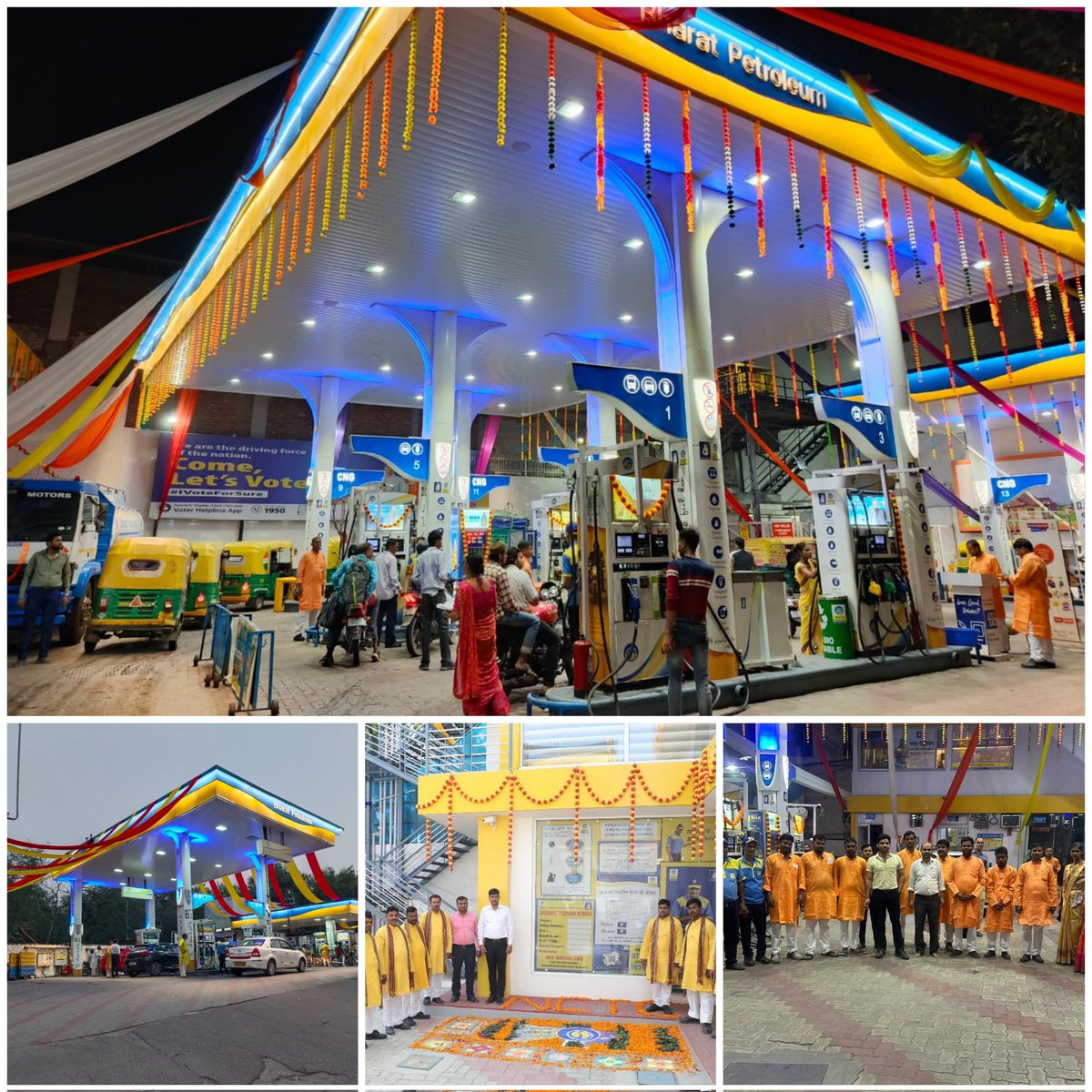 DelhiBpclRetail's tweet photo. Spreading Happiness, Colours and Good Vibes at our RO forecourts
#HappyDiwali 
#EnergisingLives
#Diwali2024
@BPCLimited @BPCLRetail https://t.co/p3wMYNO05Q