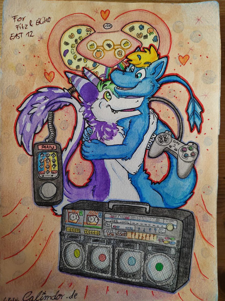 Well, if Fitz and Eiliko don't both love retro technology 😊👌 so sweet 🥰🥰. Thank you both so much 🤗⭐