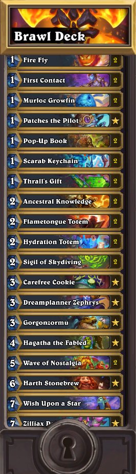 Shockingly easy 6-0 with a Nostalgia Shaman deck I found from Exotic Mango in the <a href="/CoinConcede/">Coin Concede</a> Discord. I didn't have Ceaseless Expanse, so I ran Wish instead

AAECAebwBgjHpAbUpQbmqQaBuAb8wAa6zgal0wbM4QYLhtQE5p4Gy58GqKcG66kGnLgG1sAG0dAGq+EG0eQG7eYGAAED87MGx6QG9rMGx6QG7t4Gx6QGAAA=