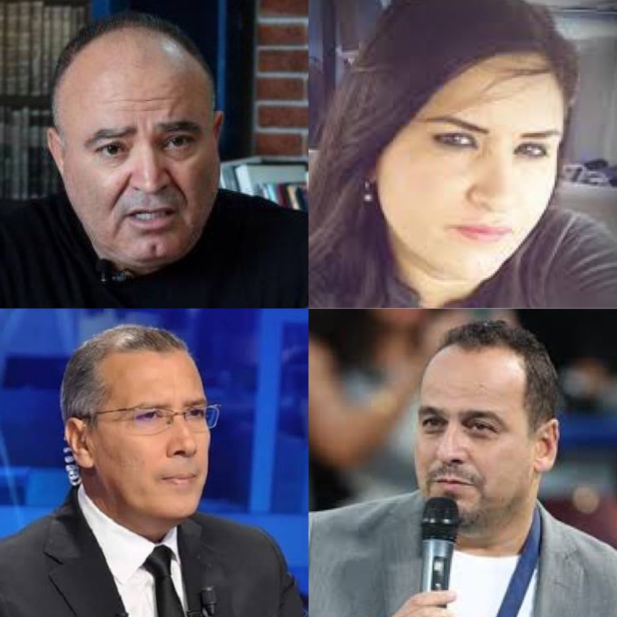 khaleddrareni's tweet photo. Aujourd’hui, il n y’a plus de journalistes en prison au #Maroc et en #Algérie grâce à la grâce royale accordée le 30 juillet à Omar Radi, à Soulaiman Raissouni et à Taoufik Bouachrine, et à la grâce présidentielle accordée le 1e novembre à Ihsane El Kadi. 
Mais cinq de nos confrères demeurent injustement emprisonnés en #Tunisie. Il s’agit de Borhan Bsaies, de Mourad Zeghidi, de Mohamed Boughalleb, de Sonia Dahmani et de Chadha Haj Mbarek.
Je pense à eux, à leurs familles, à leurs proches et à toute la corporation en Tunisie.
S’il y’a un seul journaliste en prison, alors tous les journalistes sont en prison.