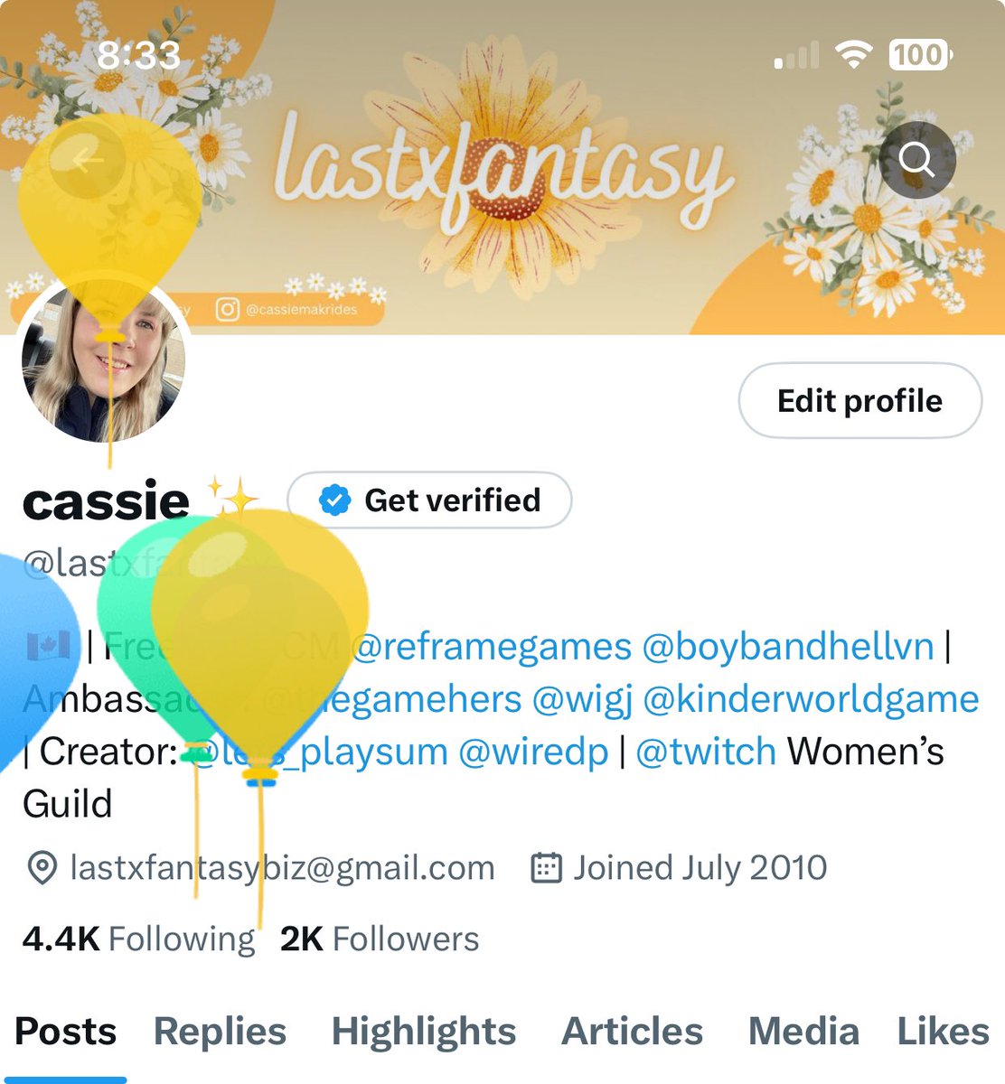 cassie ✨ tweet media