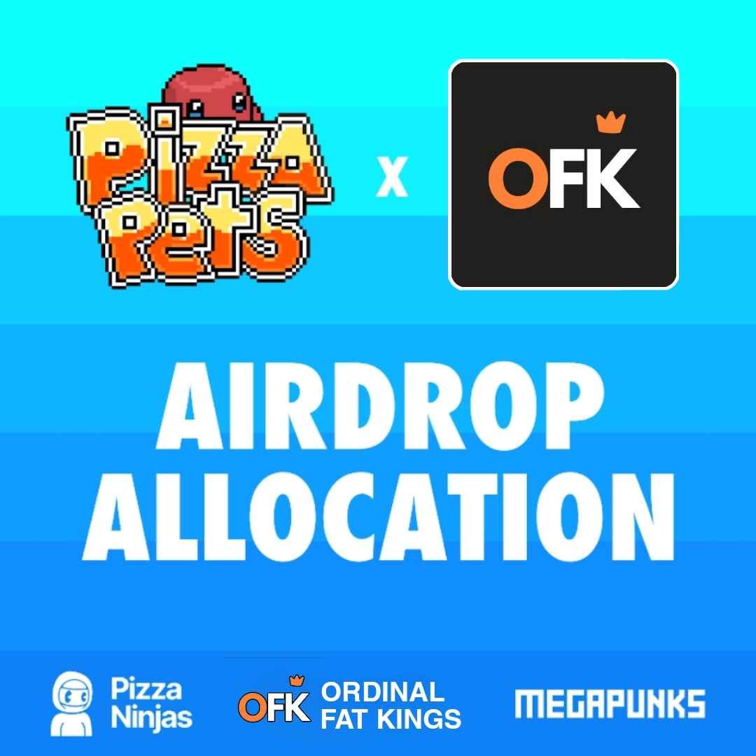 Ordinal Fat Kings (@ofkcreations) on Twitter photo Weβve secured an allocation for our community! Thrilled to announce a collaboration with <a href="/Pizza_Ninjas/">Pizza Ninjas</a> & <a href="/MegaPunks_BTC/">MegaPunks</a> on their upcoming <a href="/Pizza_Pets/">Pizza Pets Game</a> airdrop. Weβve secured an allocation for our community! Thrilled to announce a collaboration with <a href="/Pizza_Ninjas/">Pizza Ninjas</a> & <a href="/MegaPunks_BTC/">MegaPunks</a> on their upcoming <a href="/Pizza_Pets/">Pizza Pets Game</a> airdrop.