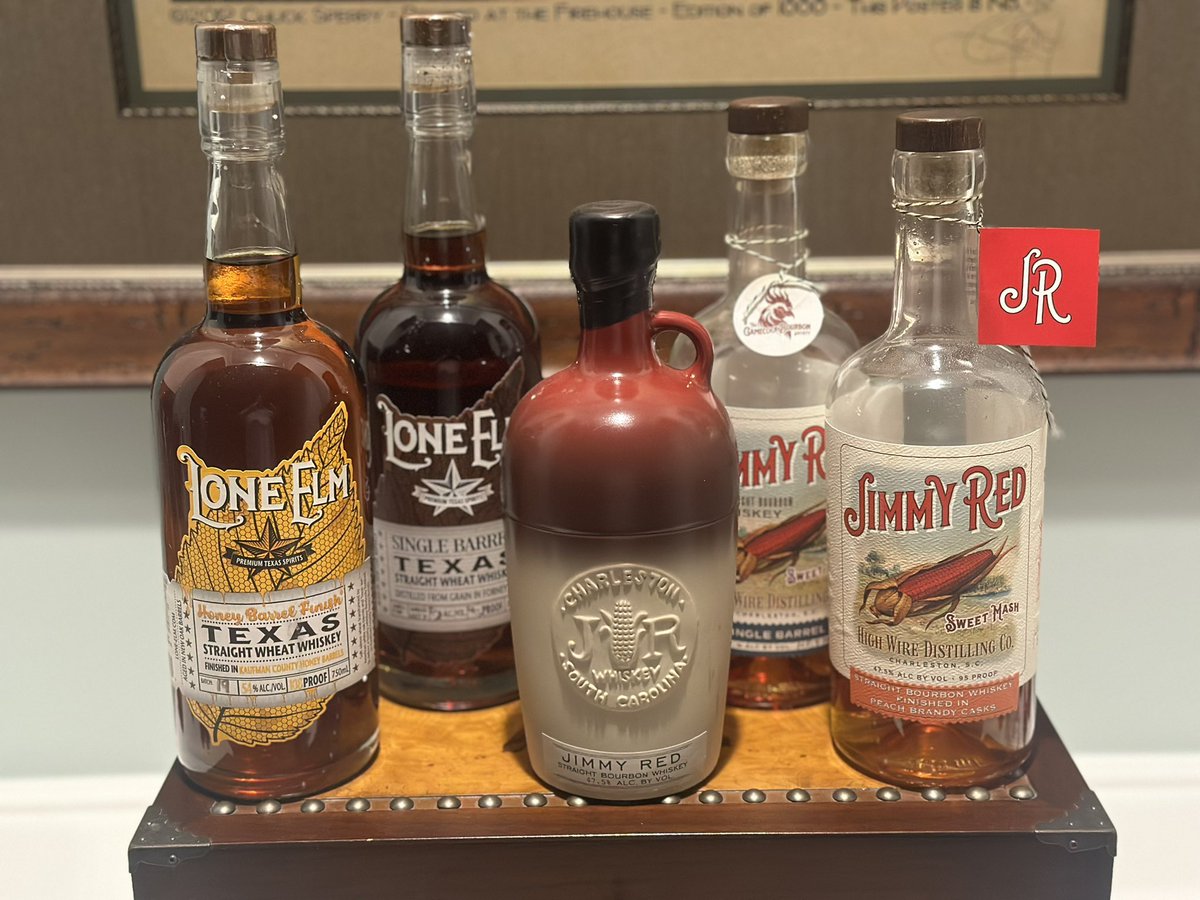 Ready to pour some incredible whiskey today at the <a href="/uofscalumni/">USC Alumni Association</a> Homecoming tailgate.

When they asked me to do a tasting, it wasn’t hard to ask the best craft distillery from both the states of Texas (<a href="/LoneElmSpirits/">Lone Elm Whiskey</a>) and South Carolina (<a href="/HighWireCHS/">High Wire Distilling</a>) if they wanted to join us.