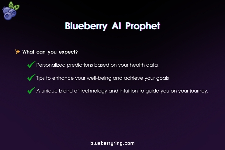 BlueberryRing's tweet photo. 🫐Why wait to discover what the future holds? Start your journey today with the Blueberry Ring and empower yourself with knowledge!💡🧐

Check out here: https://t.co/5xZ5rpnsPz

#AiProphet #OrderNow #Ambassadorprogram #WearFi #BlueberryRing #HealthRing #HealthIsWealth #Selfcare #Giveaway #Trending #Everyone