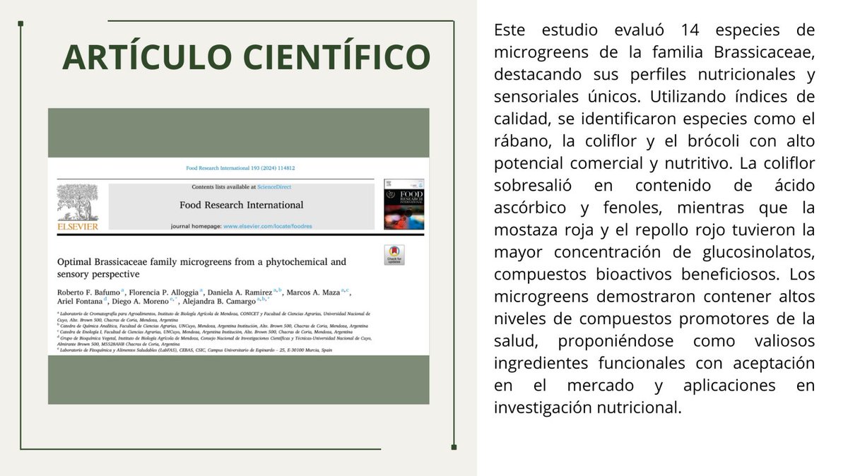IBAM-CONICET-UNCUYO (@ibam_divulga) on Twitter photo 📝📝 ARTÍCULOS DESTACADOS 2024 IBAM
ibam.conicet.gov.ar
Grupo: Cromatografía para Agroalimentos
ibam.conicet.gov.ar/cromatografia-…
<a href="/CONICETDialoga/">CONICET Dialoga</a> 📝📝 ARTÍCULOS DESTACADOS 2024 IBAM
ibam.conicet.gov.ar
Grupo: Cromatografía para Agroalimentos
ibam.conicet.gov.ar/cromatografia-…
<a href="/CONICETDialoga/">CONICET Dialoga</a>