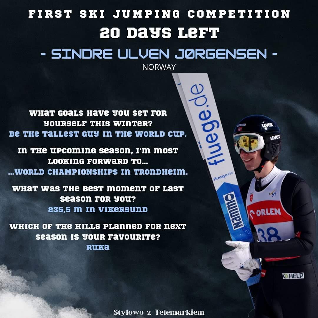 Sindre aims high! Will he be able to achieve his goal? What do you think… how tall is he..? 🤔 The winter season starts in just 20 days!

📸: Zuzanna Karwacka (<a href="/zuzastylowo/">Zuzanna Karwacka</a>)

#skijumping #skijumpingfamily <a href="/sindreuj/">Sindre Ulven Jørgensen</a>