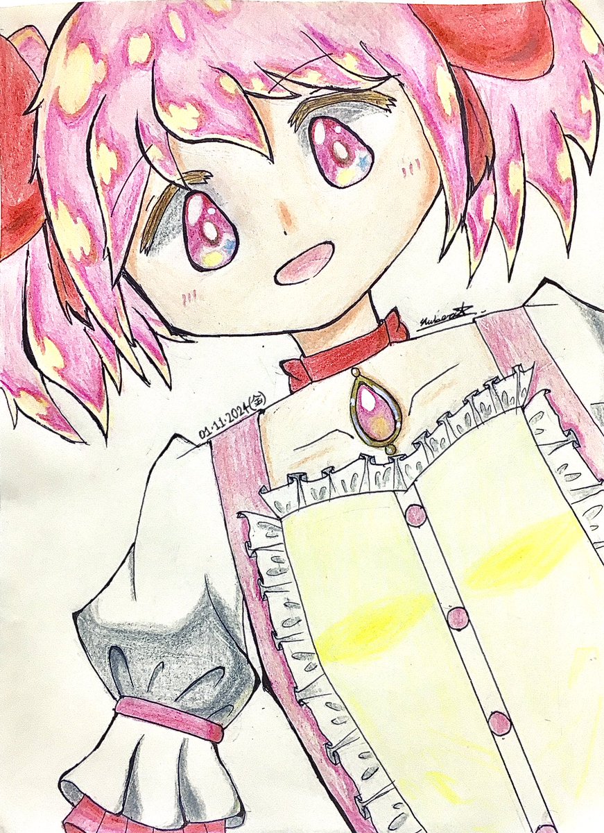 #魔法少女まどかマギカ #まどかマギカ #まどマギ #鹿目まどか #PuellaMagiMadokaMagica #MadokaMagica #madoka_magica #MadokaKaname 
本編映画すごい不安💦まどかちゃんでも描いて落ち着こう✨🎀