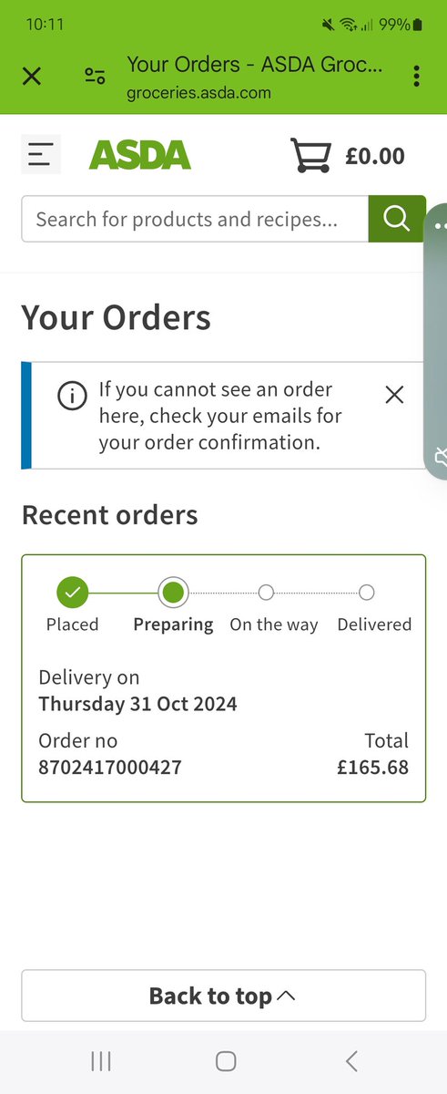 OrigIndieChick's tweet photo. @AsdaServiceTeam @asda can I raise a formal grievance now. It's been 72 hours since my failed delivery, I'm yet to get any info on my £165 refund. Payments team just keep telling me to wait until til the order shows as fulfilled but the app is now saying I don't have any orders! https://t.co/Vsm3X1mY9a
