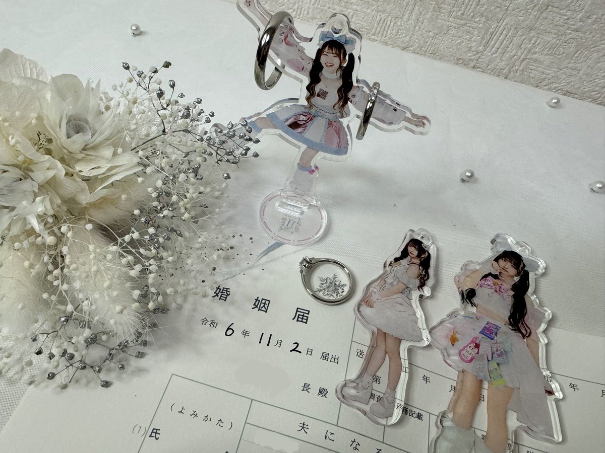 moekaaa_0914's tweet photo. ┈┈┈┈┈┈┈ ❁ ❁ ❁ ┈┈┈┈┈┈┈┈

2024.11.02
私事ですが、本日入籍しました💍 *:⋆

これからも変わらず推しメンに
可愛い、尊いしか言えないですが
まったりと応援していきます🫧

どうぞこれからもよろしくお願いします🕊️🤍

┈┈┈┈┈┈┈ ❁ ❁ ❁ ┈┈┈┈┈┈┈┈ https://t.co/3YJPpaZnNw