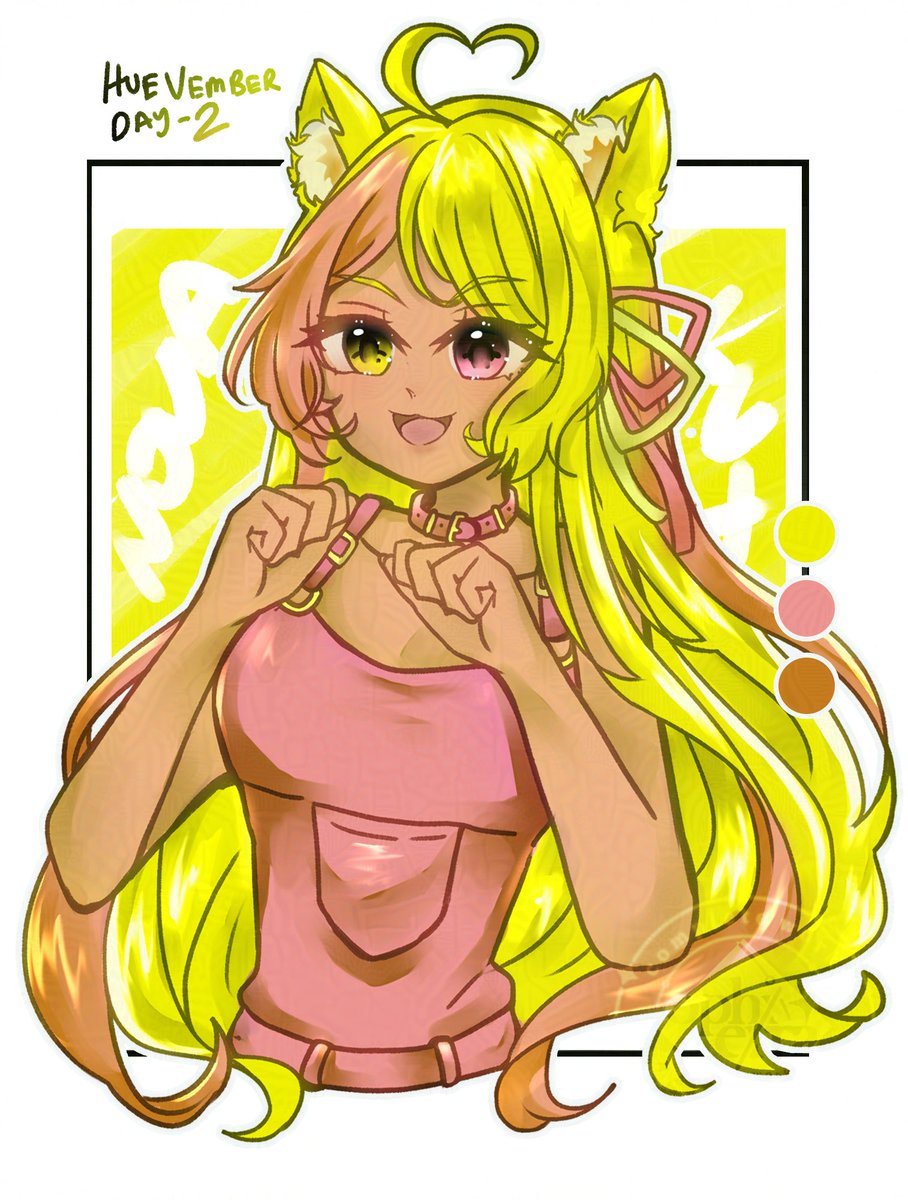 ophierra's tweet photo. #huevember day 2!
yellow is so so hard asfgh
i'm so sorry for butchering your wonderful design ><
#Luxstration https://t.co/b9QTH9z34d
