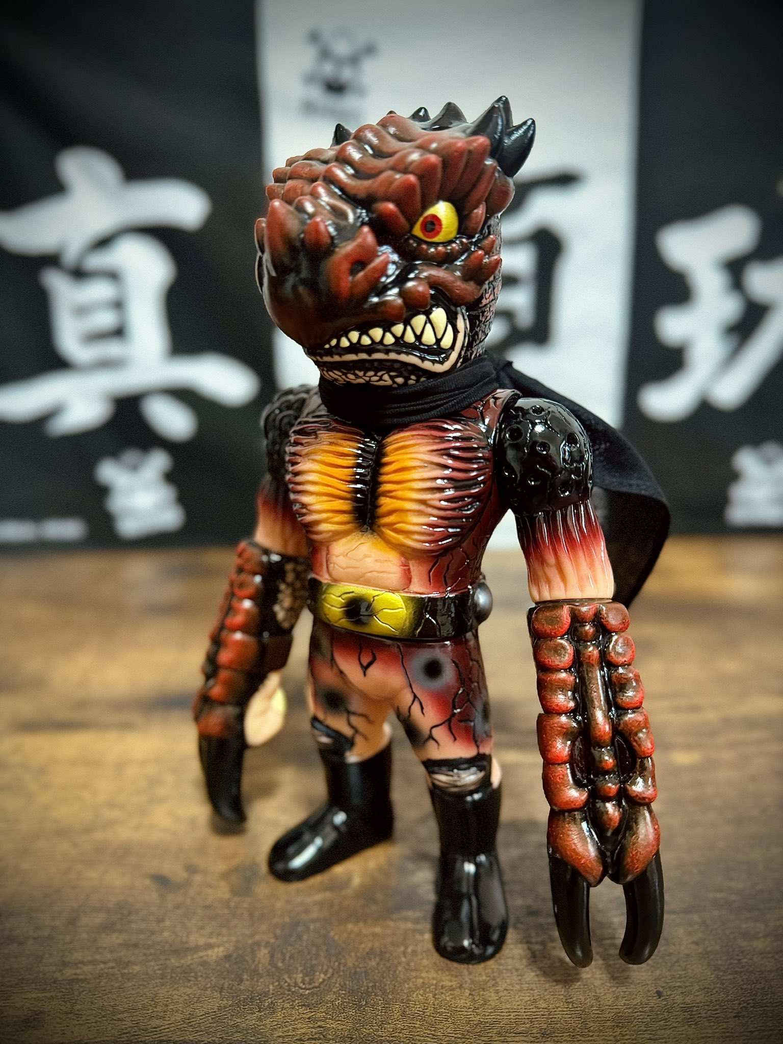 ドラコマン ヒラリークリキントン ソフビ 真頭玩具 リアルヘッド