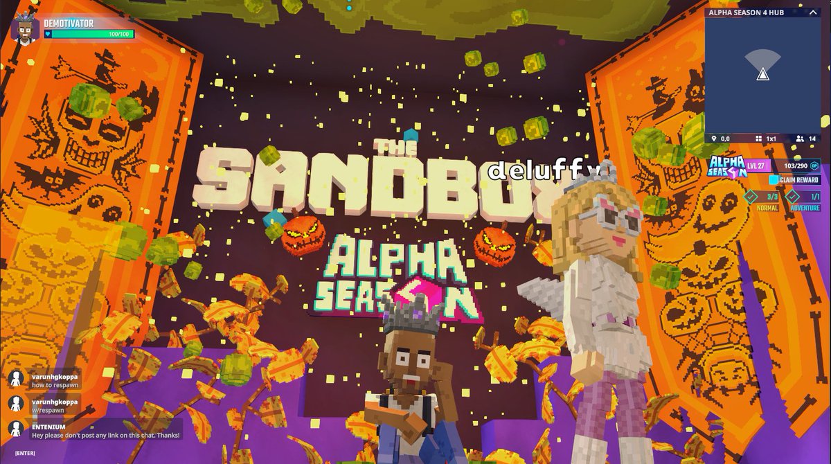 🎃👻 Rocking my spookiest look at the HUB photobooth in <a href="/TheSandboxGame/">The Sandbox</a>. Come join, and get ghoulish! register-landings.sandbox.game/alphaseason4-s… #TheSandbox #AlphaSeason4 #AS4SocialChallenge