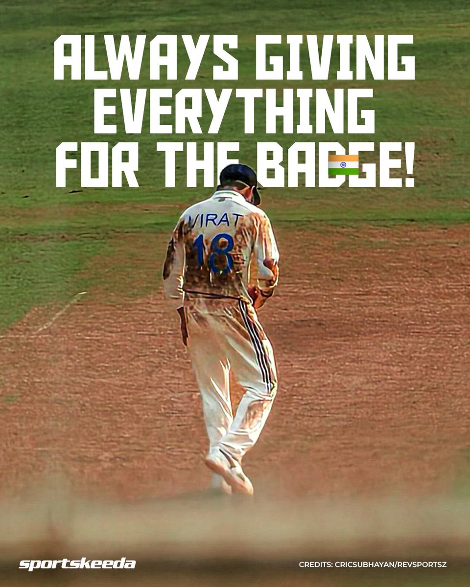 Sportskeeda's tweet photo. 𝗣𝗜𝗖𝗧𝗨𝗥𝗘 𝗢𝗙 𝗧𝗛𝗘 𝗗𝗔𝗬 📸❤️

Virat Kohli an example on and off the field 🌟🇮🇳

#ViratKohli #INDvNZ #Cricket #Sportskeeda https://t.co/eXWcp1n9Bw