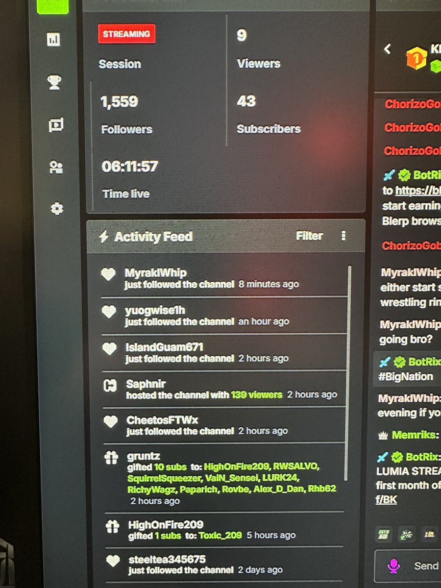 BigKennyGaming's tweet photo. Absolutely crazy stream tonight. Thank you to everyone who stopped by. Shout out to the homies HighOnFire209 and @Gruntz_Inc for the gifted subs and to @Saphnir for the wild host. Thank you so much. Welcome all new members to #BigNation and congratulations to the winners of the giveaways.
I will see you all tonight at 11pm PST.