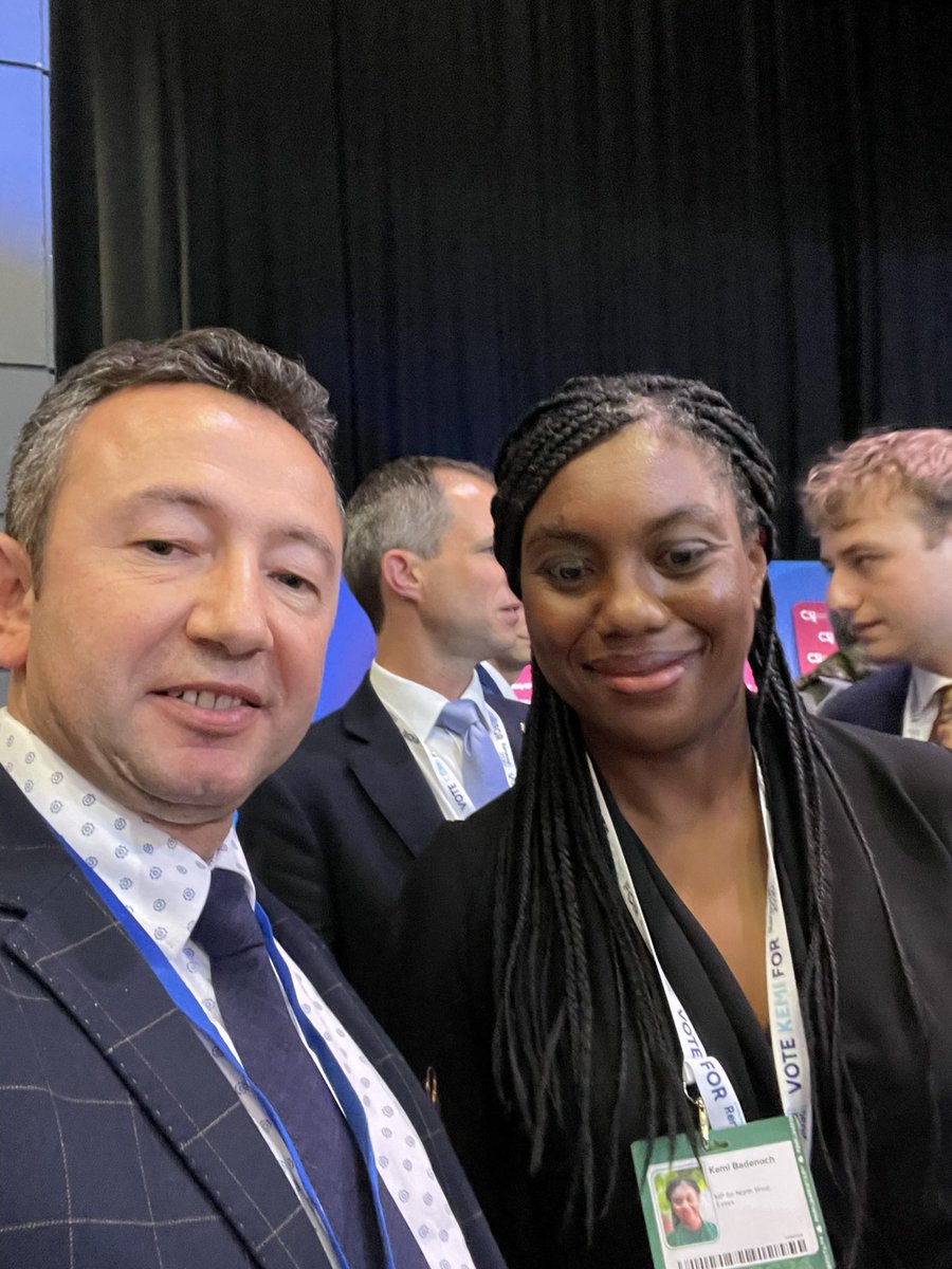 Congratulations <a href="/KemiBadenoch/">Kemi Badenoch</a> on becoming the new Leader of the Conservative Party.