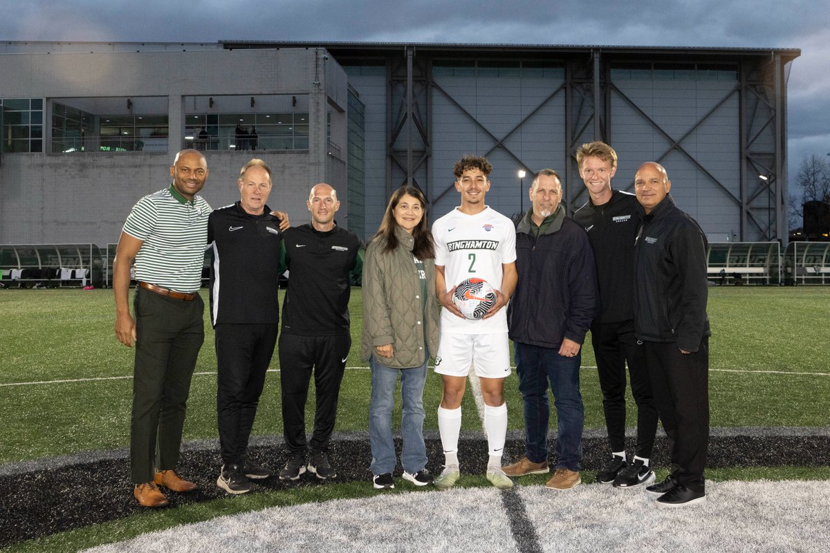 Some final Senior Day ceremony photos from last night - courtesy of Jonathan Cohen.

- Mael Lopes
- Dylan McDermott
- Ramsey Tilgner

#ONEBinghamton #AEMSOC