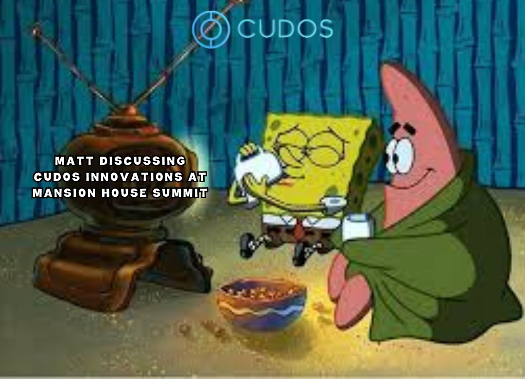 cch_creations's tweet image. Watch @CUDOS_ CEO at the Mansion House Summit on Nov 4th as he explores the impact of decentralized, scalable, and secure #CloudComputing. Matt will share insights into how #CUDOS is transforming the cloud landscape.

#DePIN #Web3