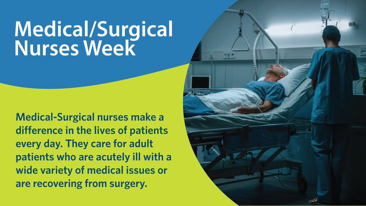 Thank you to all of our wonderful Medical/Surgical Nurses this week. #OneGreatTeam