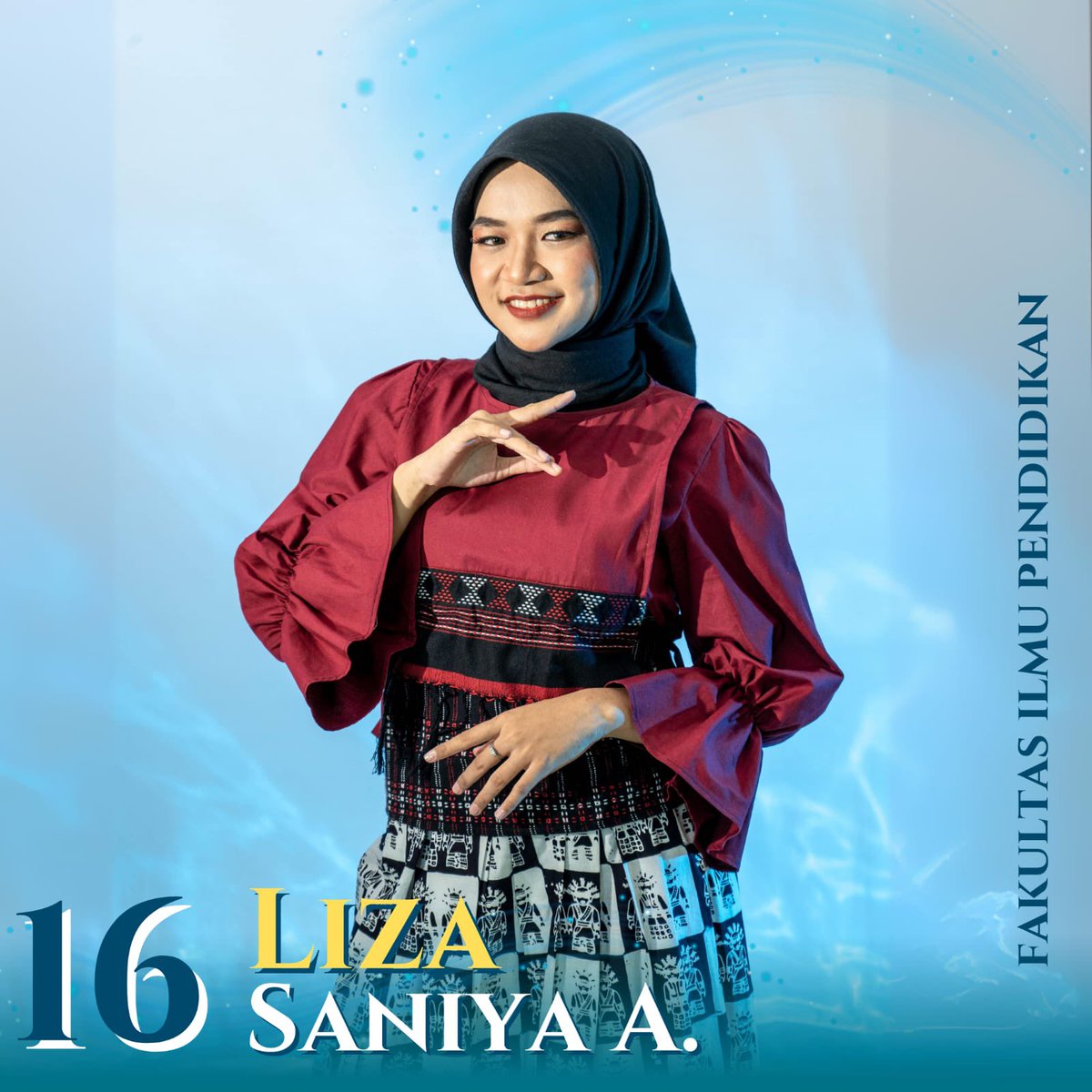 Duta_UNJ's tweet photo. [AYO DUKUNG FINALIS FAVORITMU!👑]

16. Liza Sania Andrayani - Fakultas Ilmu Pendidikan

Ayo dukung Finalis favoritmu untuk menjadi Pemenang Favorit Duta UNJ 2024 melalui Instagram dan Twitter kami! Voting ditutup pada Jumat, 8 November 2024 pukul 12.00 WIB

#RoadtoDutaUNJ2024 https://t.co/UofC5v9sx2